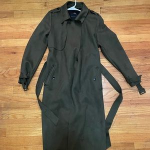 ZARA Olive Green Trench Coat